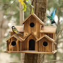 GobekUsa Small Wooden Hanging Bird House
