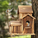 GobekUsa Small Wooden Hanging Bird House