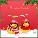Small Yellow Bike Duck Bicycle Bell Luminous Airscrew Helmet Duck Ducky Bicycle Wind Motor Riding Cycling Lights Horn Rubber Duck Toy Car Ornaments Yellow Duck Car Dashboard Decorations Squeeze Duck Bicycle Horns With Propeller Helmet