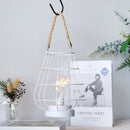 8.5" Tall Battery Powered Outdoor Table Lamp Black by JHY DESIGN