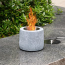 4.3"x3.5"Round Gray Mini Fire Pit by JHY DESIGN