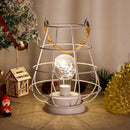 8.5" Tall Cordless Accent Light with Edsion Style Bulb (White)