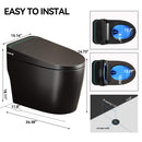Nuvia Smart One-Piece Bidet Toilet With Auto Open/Close Seat And Dryer (SAK86135) by SAKSBY WHOLESALE