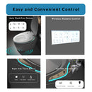 Smart One-Piece Toilet With Bidet, Foot Sensor, LED Display And Dryer (SAK80112)