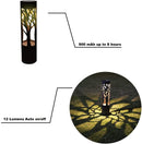 SmartYard 10-Lumen Solar Bollard Light with Tree Design LED 2-Pack