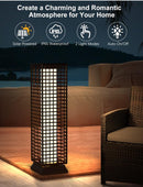 SmartYard 28’ Outdoor Solar Floor Lamp with 2 Lighting Modes