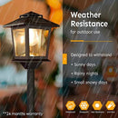 SmartYard 63" Solar Lamp Post Lights Outdoor 2 Pack ,Aluminum Floor Lamp,Waterproof Solar Powered Street Lights for Garden Warm White