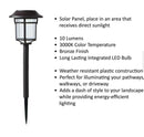SmartYard High End Solar Bronze LED Path Light 10 Lumens (6-Pack)