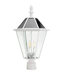 SmartYard LED Post Solar Light 22’ Outdoor,Dusk to Dawn Vintage Street Lights, 300LM, 2700K,Cast Aluminum