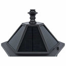 SmartYard Outdoor Solar LED Lamp Post 300 Lumen 90 Inch Tall