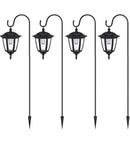 SmartYard Solar Hanging Lights Dual Use Shepherd Hook Lights Outdoor, 4 Pack