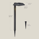 SmartYard Solar LED Pathway Lights 30 Lumen Modern Down Light , 6-Pack