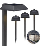 SmartYard Solar LED Pathway Lights 30 Lumen Modern Down Light , 6-Pack
