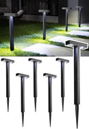 SmartYard Solar Modern Pathway Lights, 4 Pack -15 Lumen