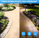 SmartYard Solar Modern Pathway Lights, 4 Pack -15 Lumen