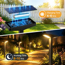 SmartYard Solar Modern Pathway Lights, 4 Pack -15 Lumen