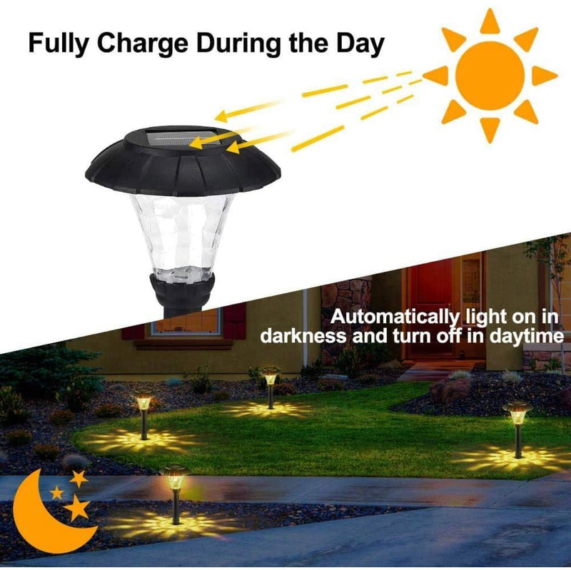 SmartYard Solar Pathway LED Lights -12 Pack  (Warm White), photo 6 of 12