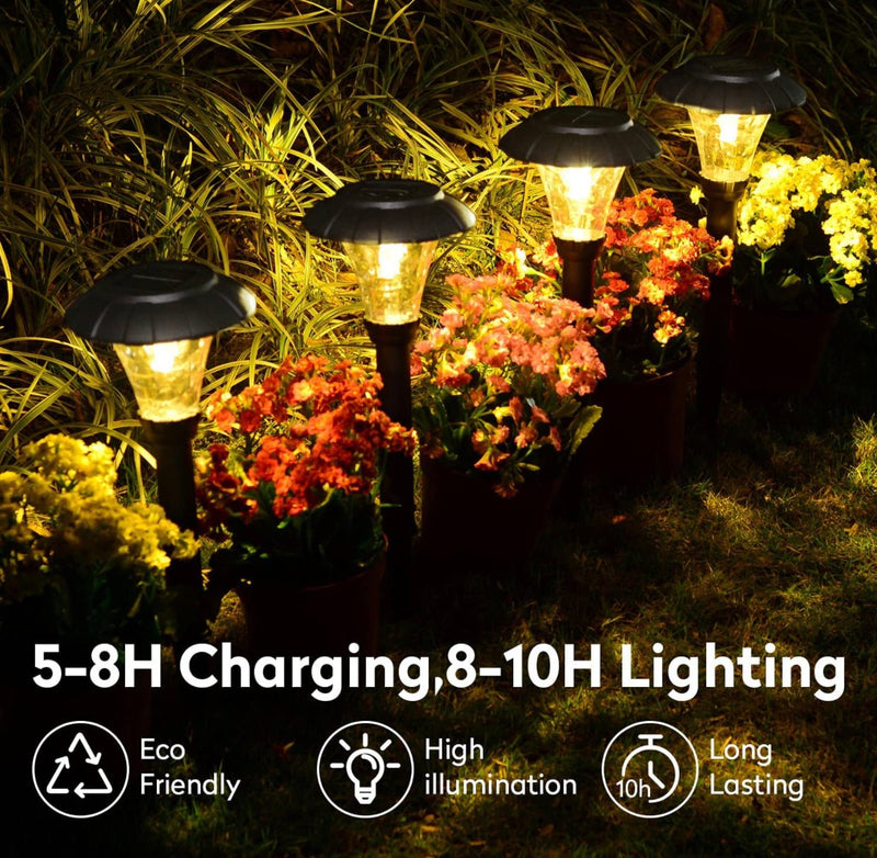 SmartYard Solar Pathway LED Lights -12 Pack  (Warm White), photo 8 of 12
