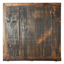 Oasis Small Rustic Dog Wood Kennel in Dark Wax