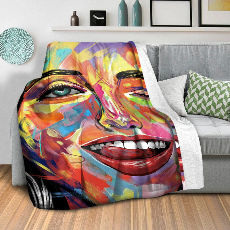 Smile and Wink Blanket