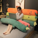 GobekUsa Cylindrical Long Pillow: Detachable, Washable, Side-Sleeping Body Support
