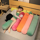 GobekUsa Cylindrical Long Pillow: Detachable, Washable, Side-Sleeping Body Support