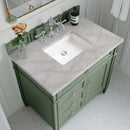 James Martin Brittany 36" Single Bathroom Vanity, Smokey Celadon
