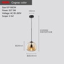 GobekUsa Glass Pendant Lights: Stylish LED Chandeliers for Dining Room, Kitchen, and Restaurant Tables