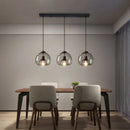 GobekUsa Glass Pendant Lights: Stylish LED Chandeliers for Dining Room, Kitchen, and Restaurant Tables