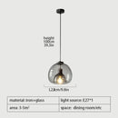 GobekUsa Glass Pendant Lights: Stylish LED Chandeliers for Dining Room, Kitchen, and Restaurant Tables