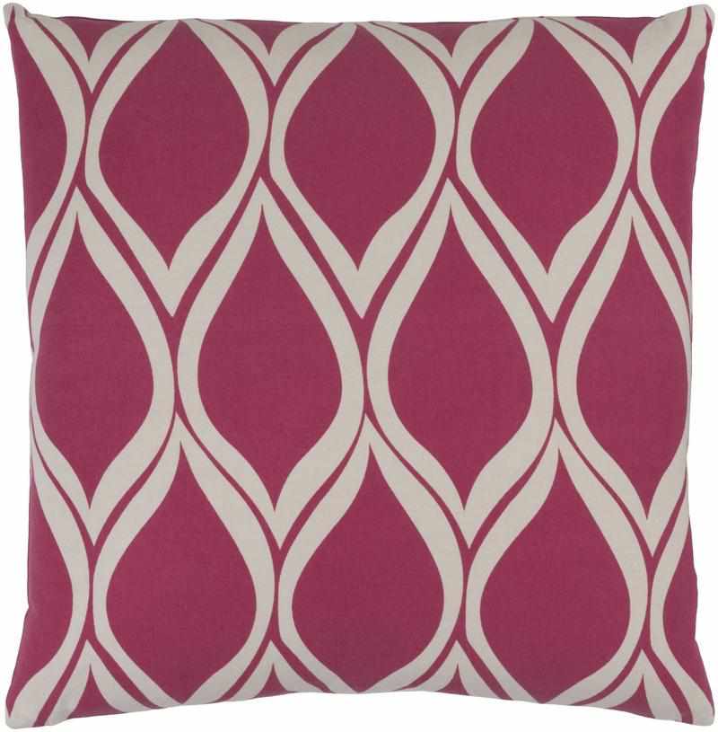 Delden Bright Pink Pillow Cover