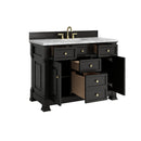 James Martin Brookfield 48" Single Bathroom Vanity, Black Onyx