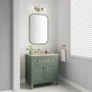 James Martin Chicago 30" Single Bathroom Vanity, Smokey Celadon