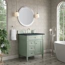 James Martin Brittany 30" Single Bathroom Vanity, Sage Green