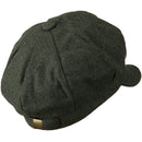 Men's Soft Brim Newsboy Cap with An Adjustable Size Buckle Closure