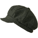 Men's Soft Brim Newsboy Cap with An Adjustable Size Buckle Closure