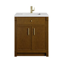 James Martin Bellshire 30" Single Bathroom Vanity, Honey Oak