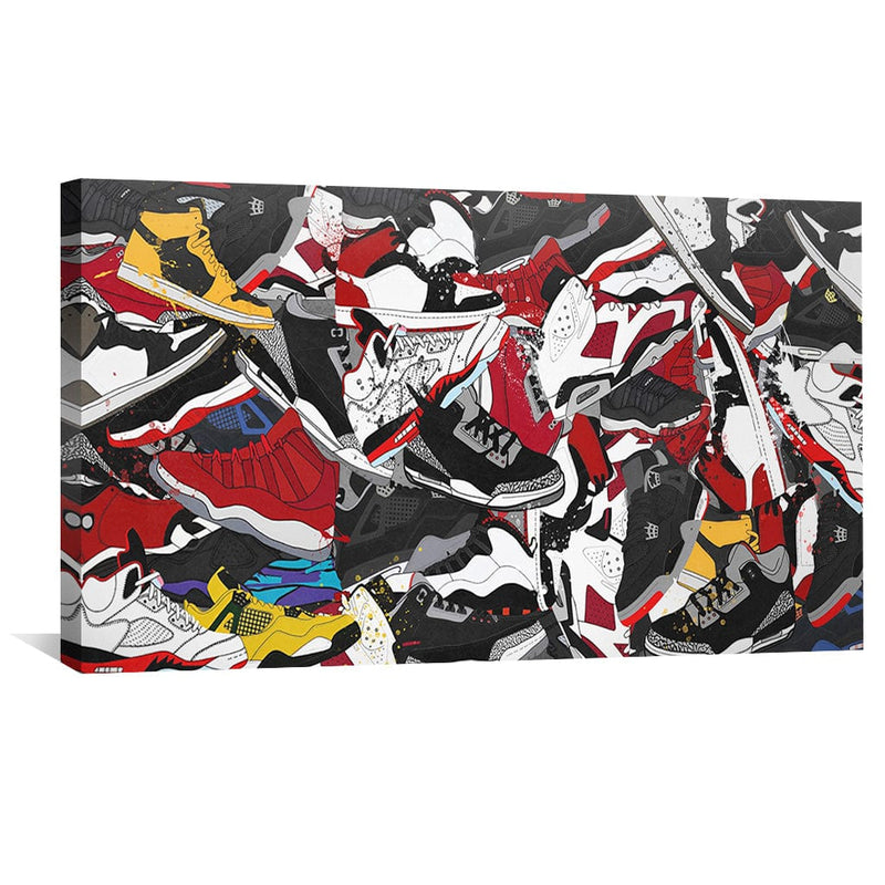 Sneaker Collage Canvas