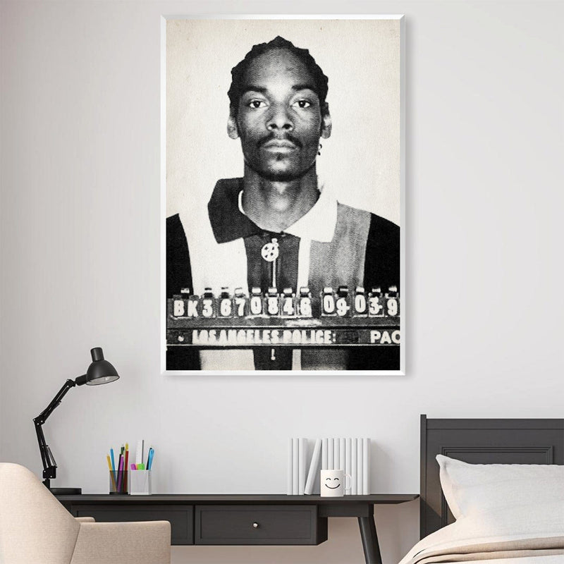 Snoop Mugshot Black Canvas