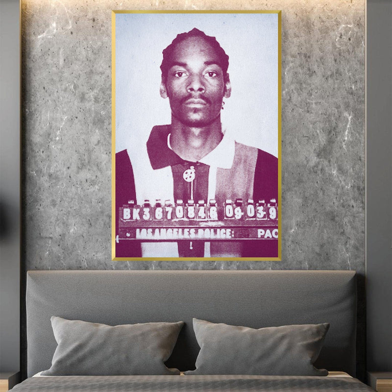 Snoop Mugshot Magenta Canvas