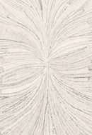 Snow Bloom Beige Hand Tufted 5x7 Wool Area Rug