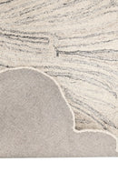 Snow Bloom Beige Hand Tufted 5x7 Wool Area Rug