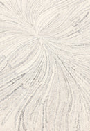 Snow Bloom Beige Hand Tufted 5x7 Wool Area Rug