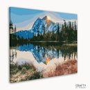 Snow Sunset Mountain