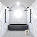 Snow White, Bianco Dolomiti Honed Penny Round Marble Mosaics 11 1/4x11 3/4