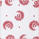 Snow White, Fire Engine Glossy Desmond Ceramic Tiles 6x6