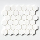 Snow White Polished Hexagon 2- 0.86 Temp