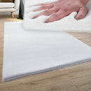 Snow White Shag Rug Thick Super Soft & Cozy, Washable