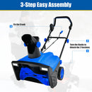 20 Inch 120V 15Amp Electric Snow Thrower with 180¬∞ Rotatable Chute