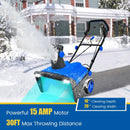 20 Inch 120V 15Amp Electric Snow Thrower with 180¬∞ Rotatable Chute by LJGDeals